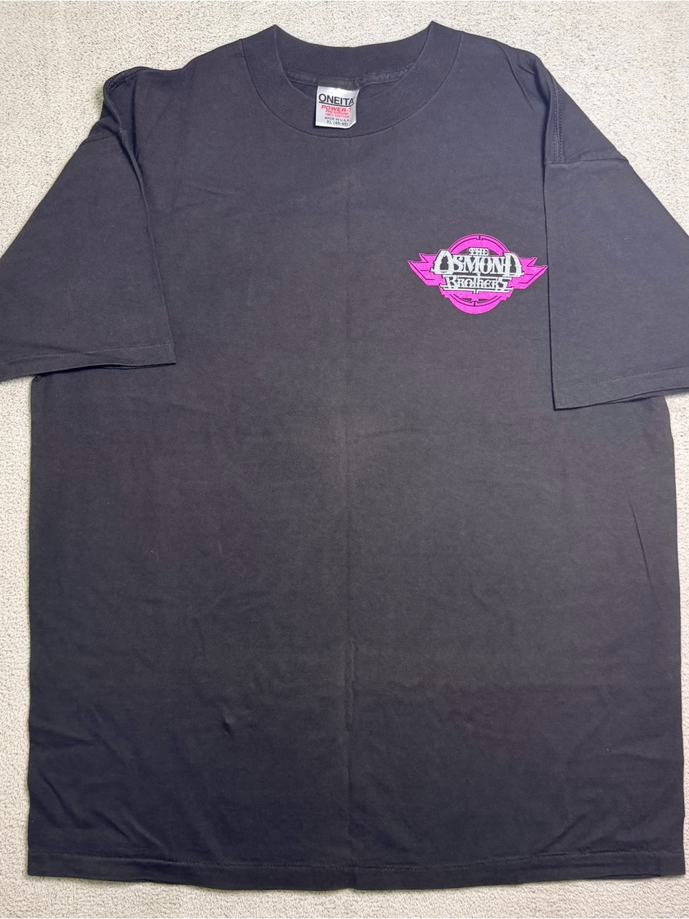 Vtg 90s The Osmond Brothers Band Shirt Men’s XL Oneita Single Stitch USA Made